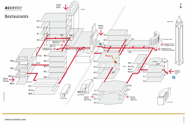 Lageplan Piazza