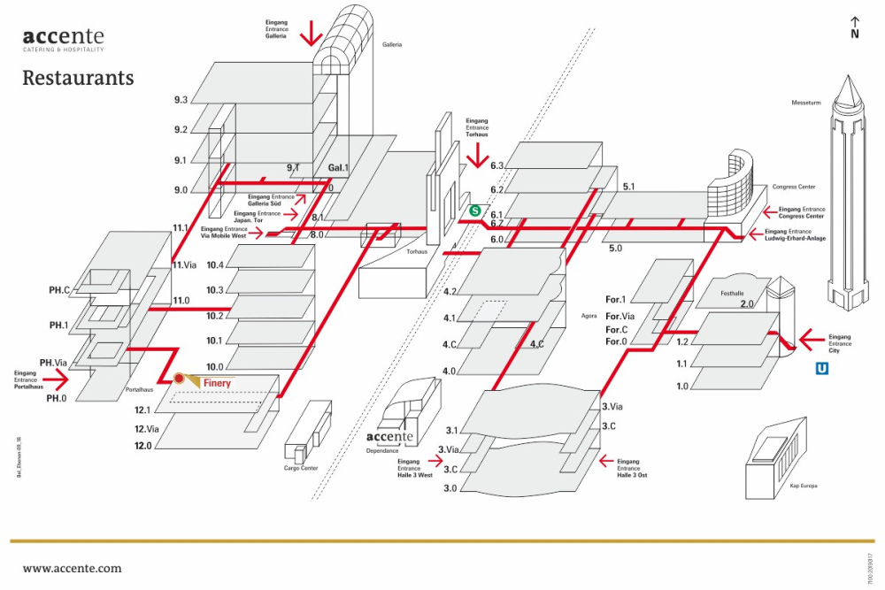 Standortplan zu FInery