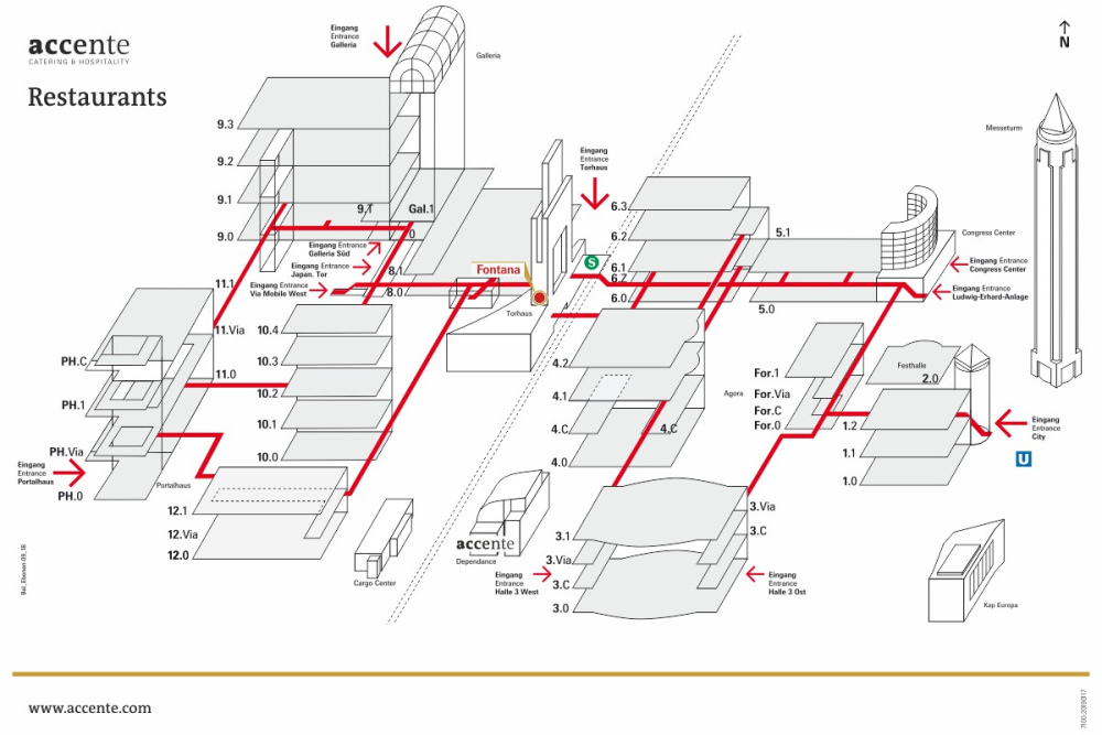 Standortplan zu Fontana