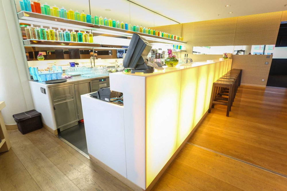 Blick ins Restaurant Pressecenter