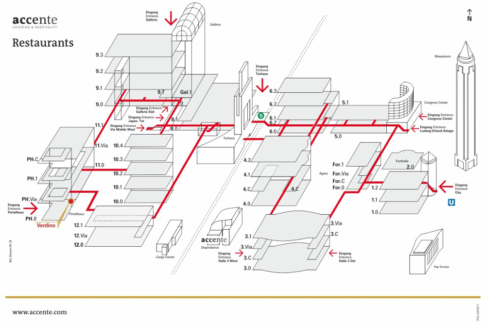 Standortplan zu Verdino