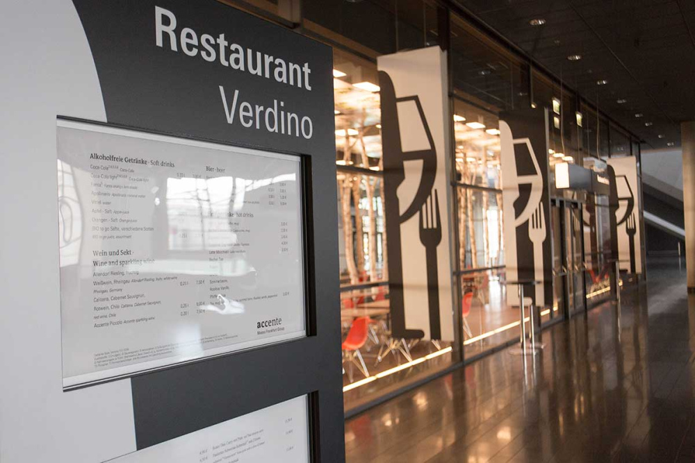 Blick ins Restaurant Verdino