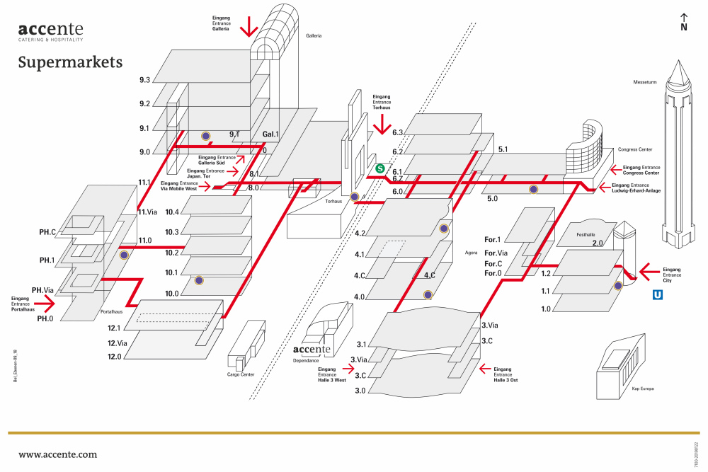 Lageplan-Supermarkets