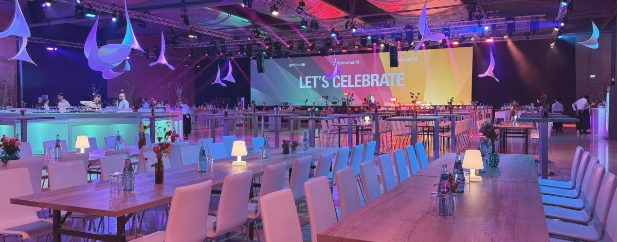 Gastronomie und Essen auf der Ambiente, Christmasworld und Creativeworld