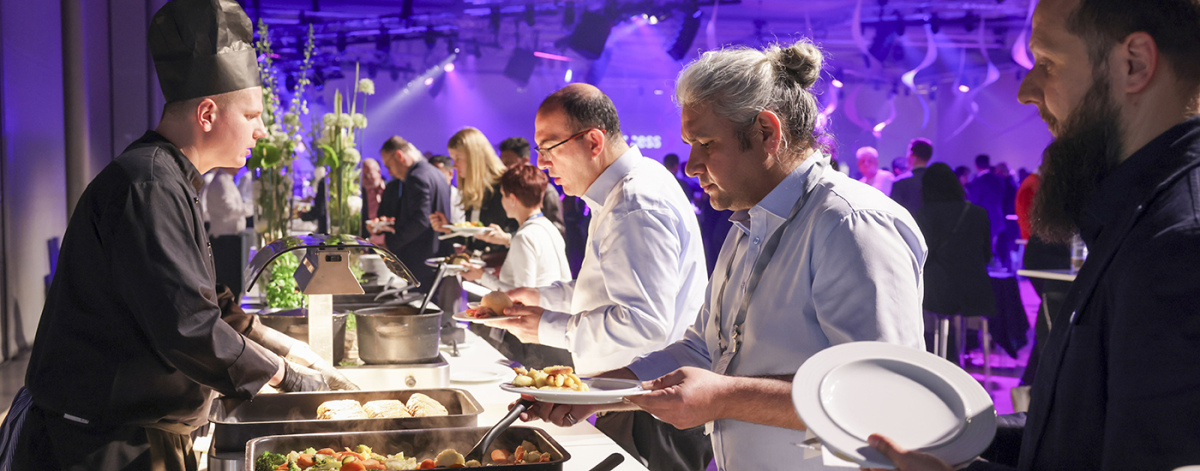 Gastronomie und Essen auf der Texprocess