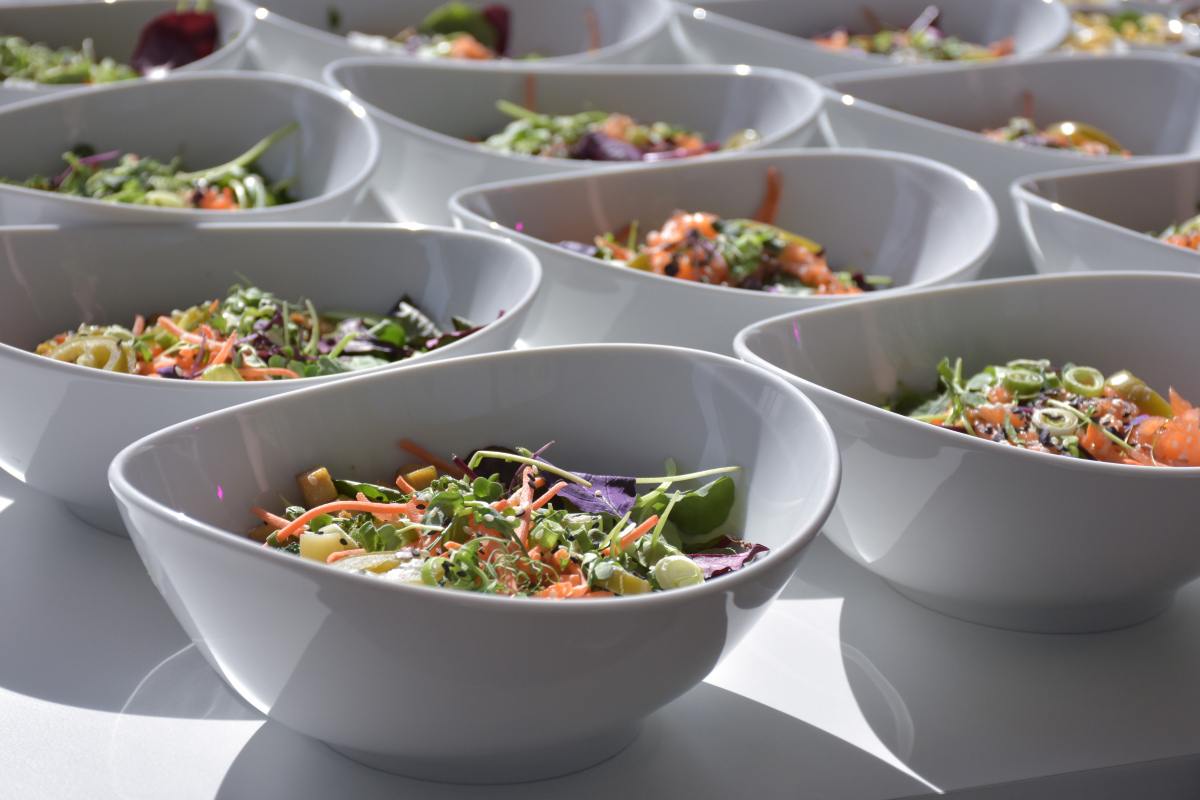 Catering für Tagungsräume während der Messe