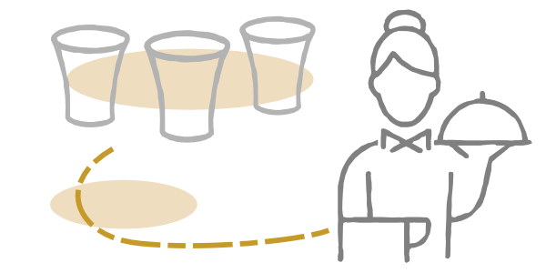 Employment as a service employee at accente