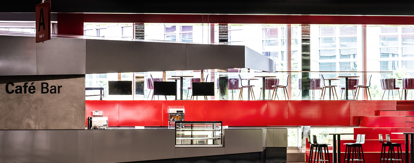 Café Bar auf der Messe Frankfurt