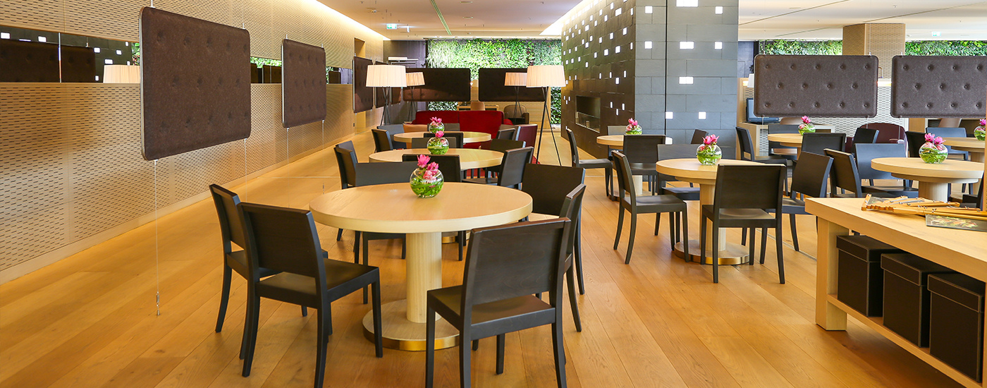 Blick ins Restaurant Pressecenter