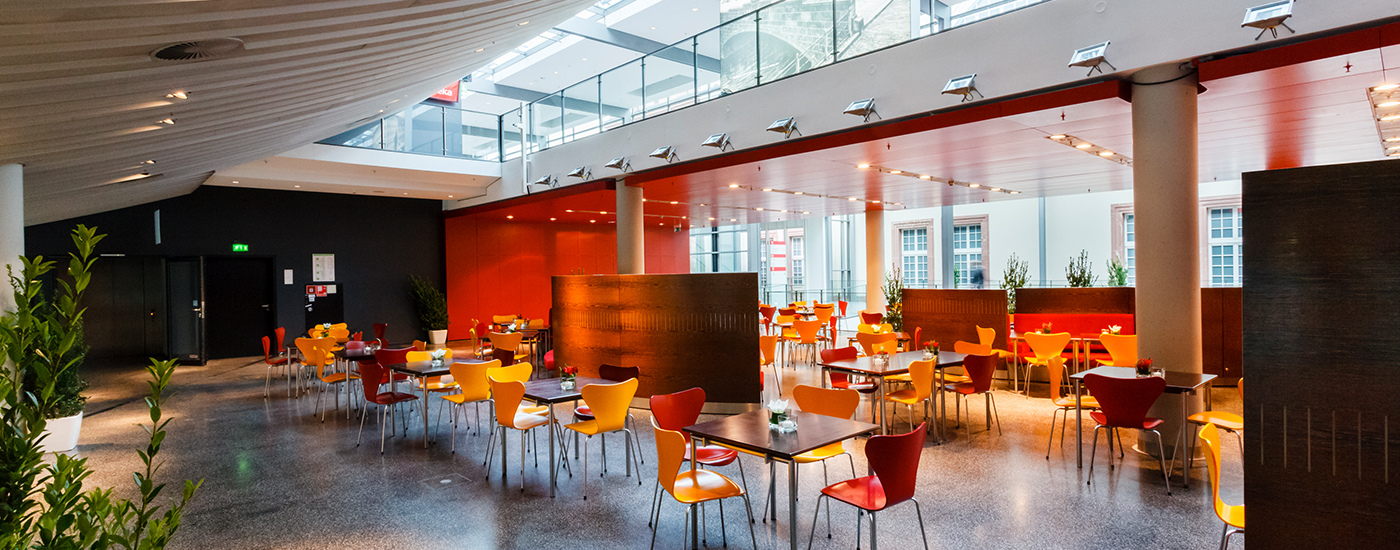 Blick ins Restaurant Patio