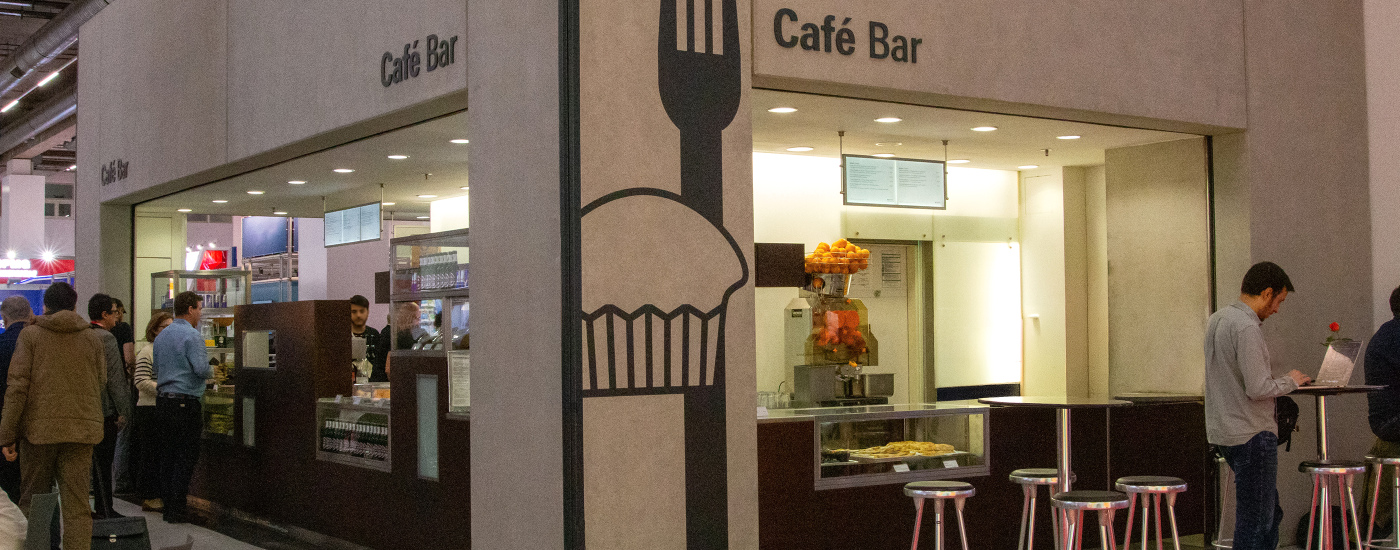 Café und Snack auf der Messe Frankfurt
