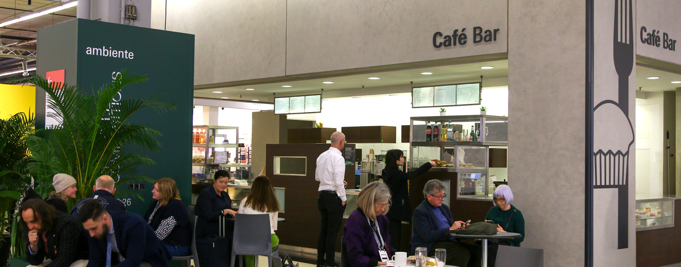 Café und Snack auf der Messe Frankfurt
