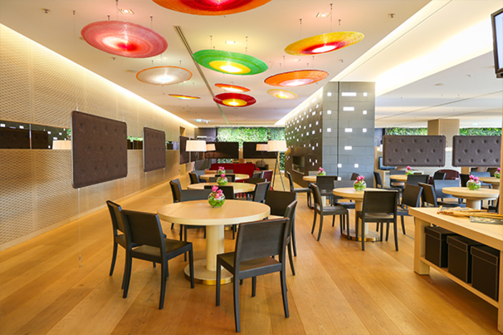 Blick ins Restaurant Pressecenter