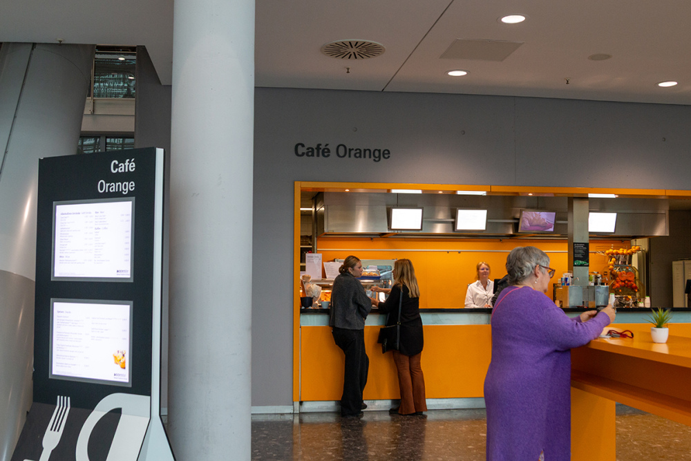 Café und Snack auf der Messe Frankfurt