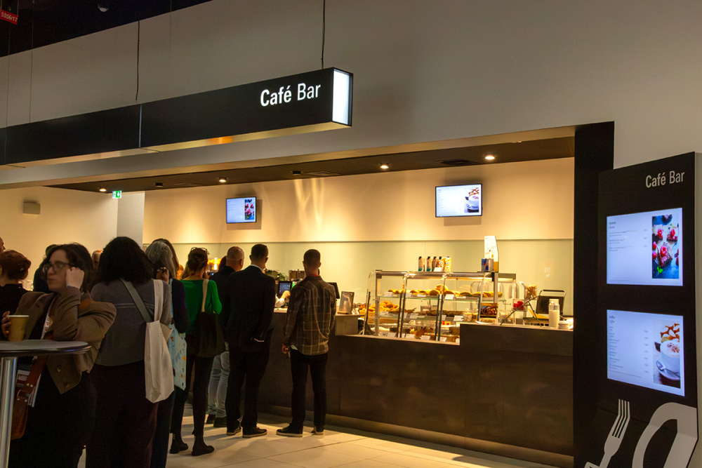 Café und Snack auf der Messe Frankfurt